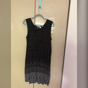 Sonoma Black and White Swing Dress
